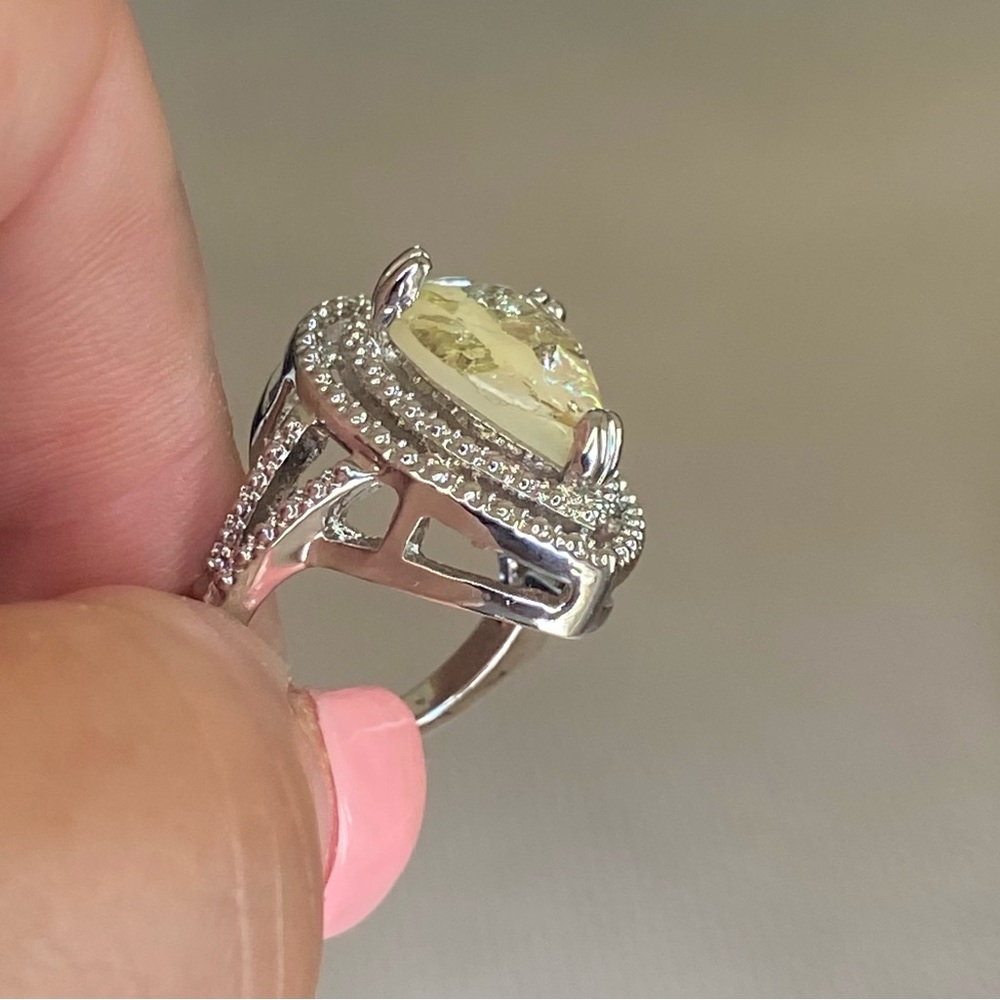 ๐ฅ๐นโค๏ธ Opal gemstone silver ring - Picture 6 of 9